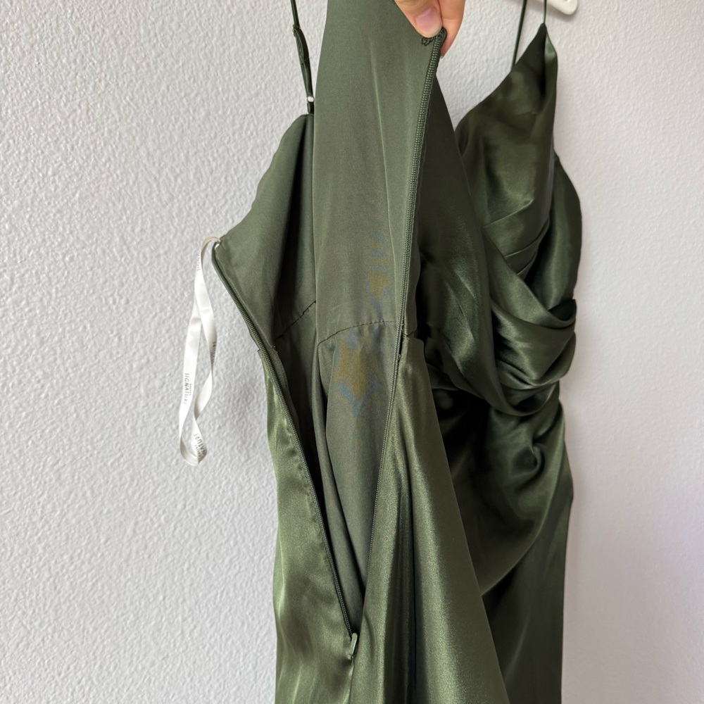 Galina Signature Dress Draped Formal Wedding - Picture 8 of 11